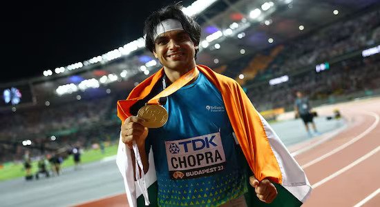 Neeraj Chopra gold medal