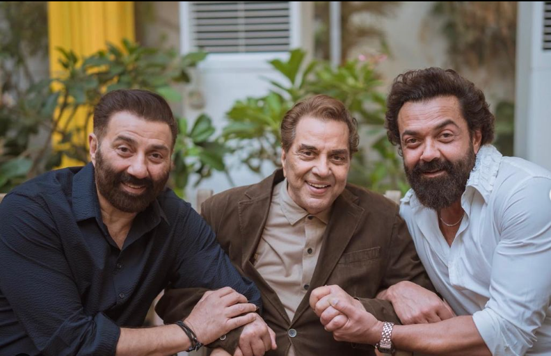 sunny deol, Dhanmendra, Bobby Deol