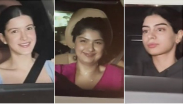 Anil kapoor, Arjun kapoor, khushi kapoor, shanaya kapoor, Anshula Kapoor