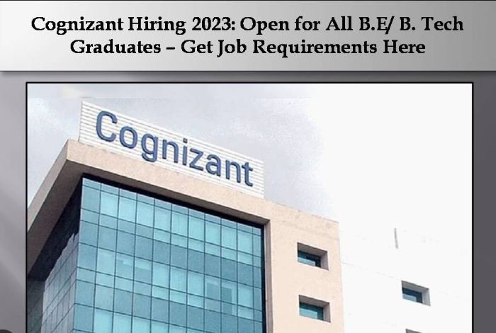 Cognizant Recruitment 2023