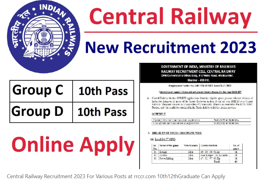 RRC Recruitment 2023