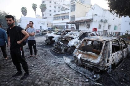 GAZA HOSPITAL BOMBING