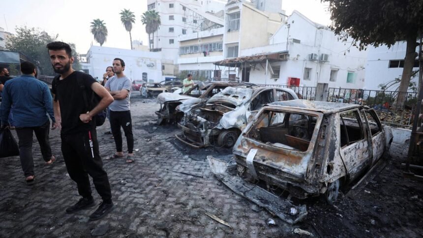 GAZA HOSPITAL BOMBING