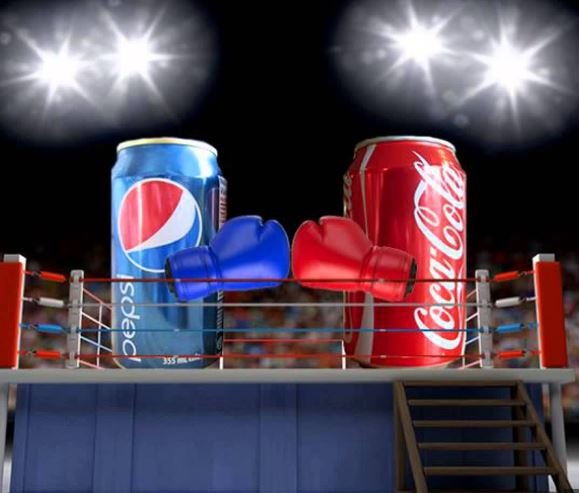 coke and pepsi