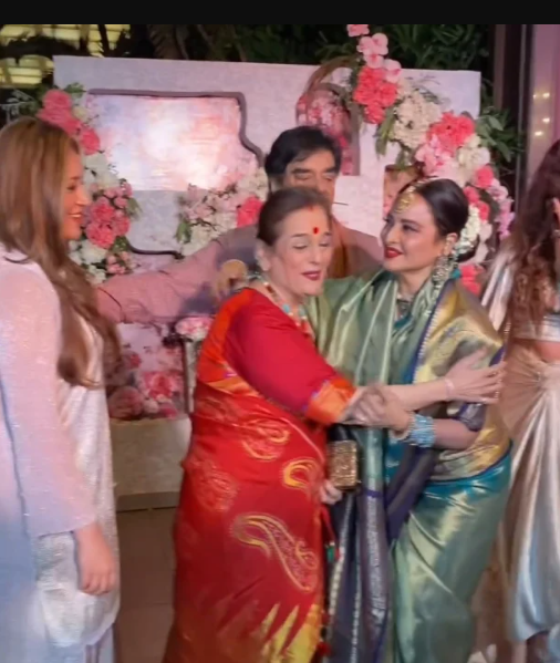 Rekha and Shatrughan Sinha, Rekha, Shatrughan Sinha, Sonakshi sinha, Shatrughan sinha's family