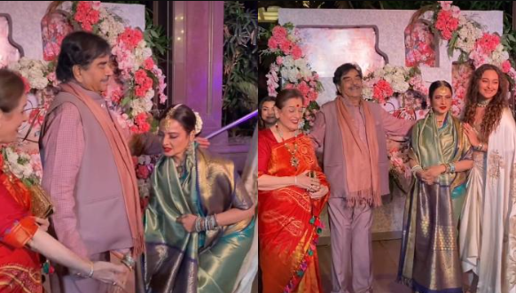 Rekha and Shatrughan Sinha, Rekha, Shatrughan Sinha, Sonakshi sinha, Shatrughan sinha's family