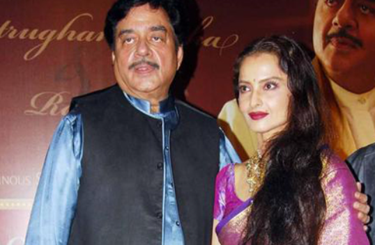 Rekha and Shatrughan Sinha, Rekha, Shatrughan Sinha, Sonakshi sinha, Shatrughan sinha's family