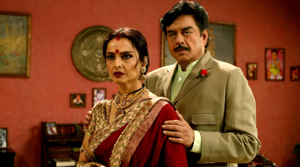 Rekha and Shatrughan Sinha, Rekha, Shatrughan Sinha, Sonakshi sinha, Shatrughan sinha's family