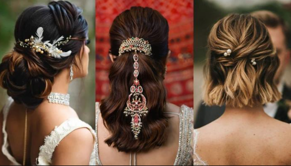 Hairstyle for Indian Brides