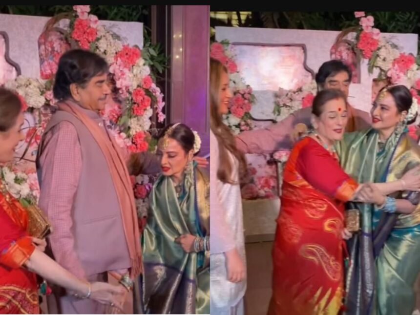 Rekha and Shatrughan Sinha, Rekha, Shatrughan Sinha, Sonakshi sinha, Shatrughan sinha's family