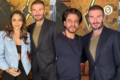 Gauri Khan, David Beckham, SRK, Shah Rukh Khan, Cricket, Bollywood