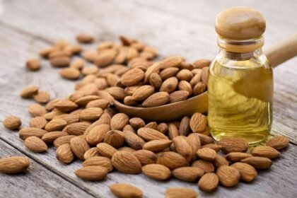 Benefits Of Badam Oil For Skin, Badan Oils, almonds oil, Glowing skin, Beauty