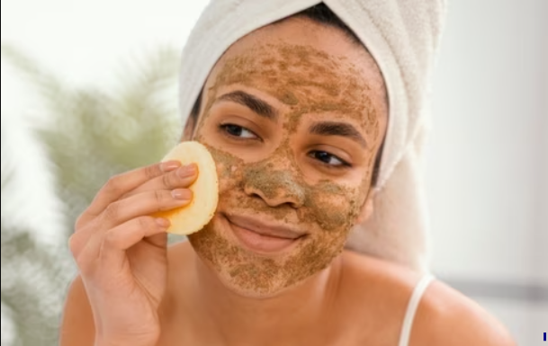 DIY Face Scrub, Glowing skin, clean skin, Beauty