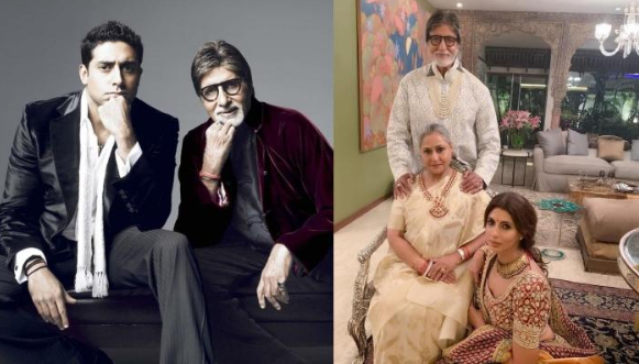Amitabh Bachchan, Jaya Bachchan, Abhishek Bachchan, Shweta Bachchan