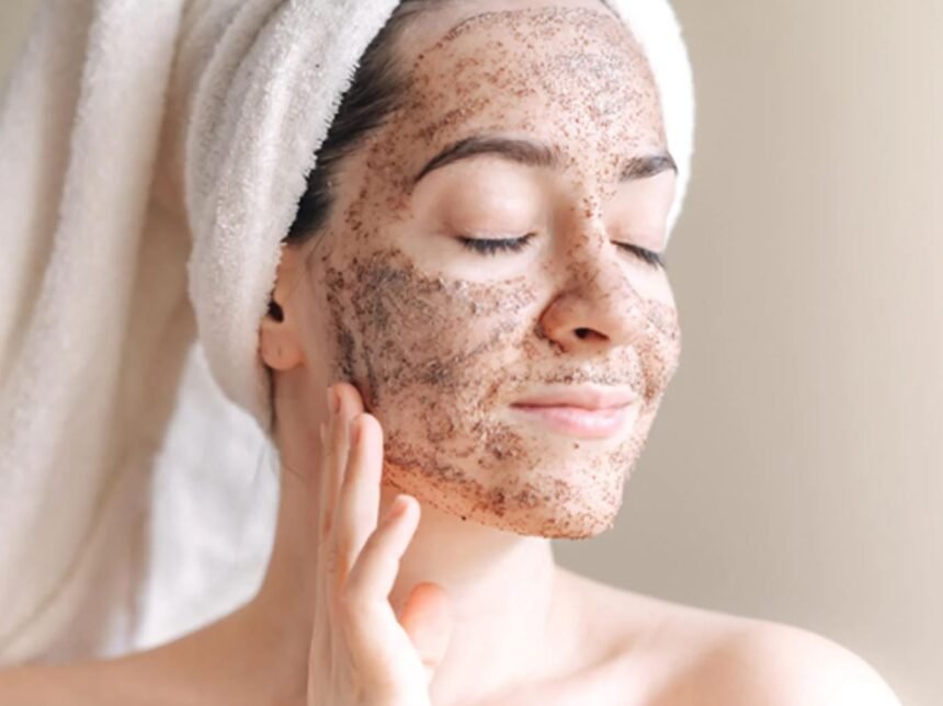 DIY Face Scrub, Glowing skin, clean skin, Beauty