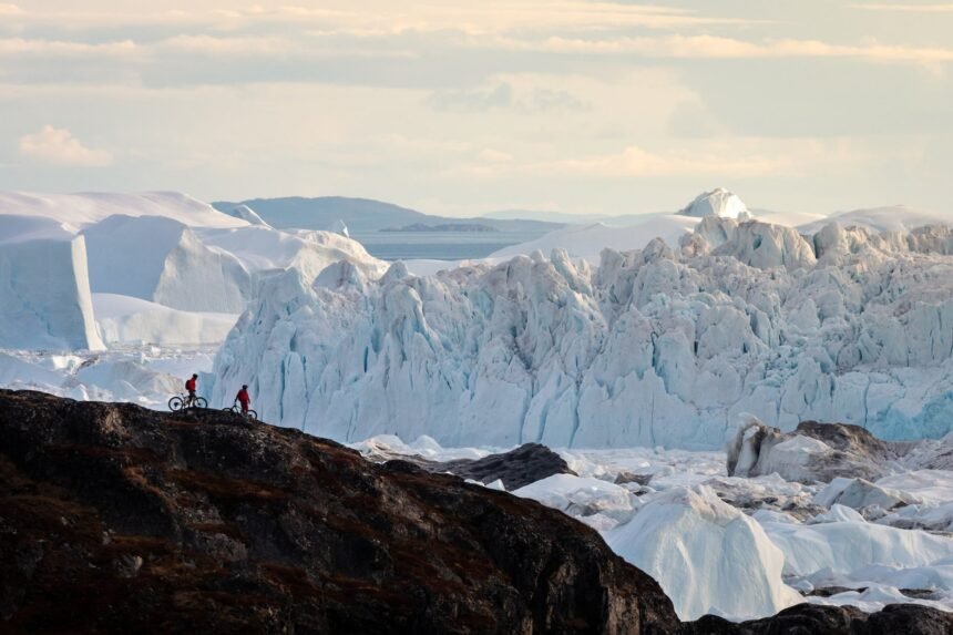 melting glacier