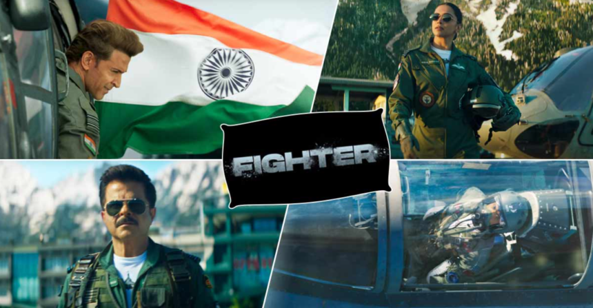 Deepika Padukone, Hrithik Roshan, Anil Kapoor, Fighter, Fighter Official Teaser, Fighter Official Trailor, Deepika Padukone Upcoming Movies, Hrithik Roshan upcoming Movies