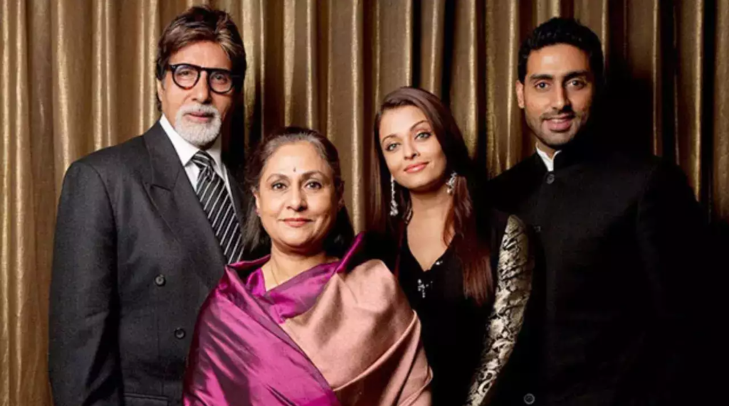 Jaya Bachchan, Aishwarya Rai, Abhishek Bachchan