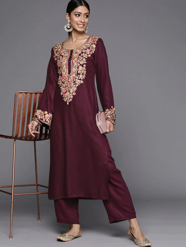 Winter Woolen Kurta Sets