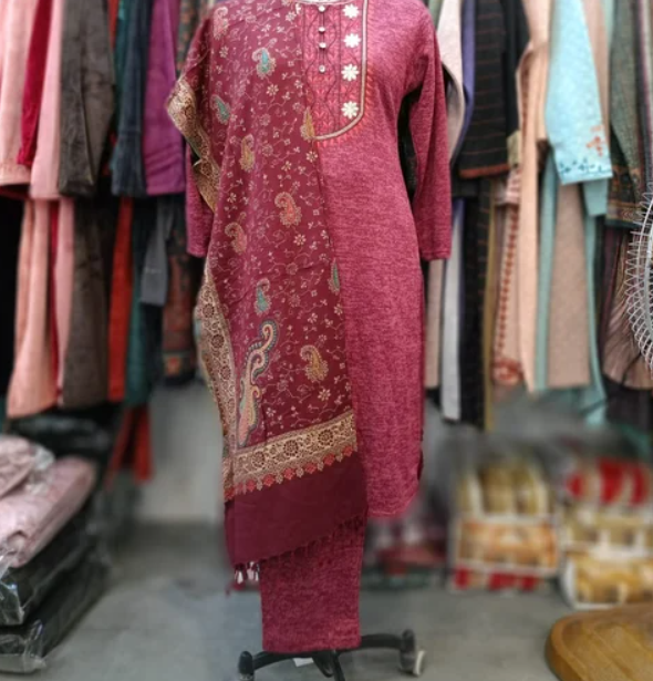 Winter Woolen Kurta Sets