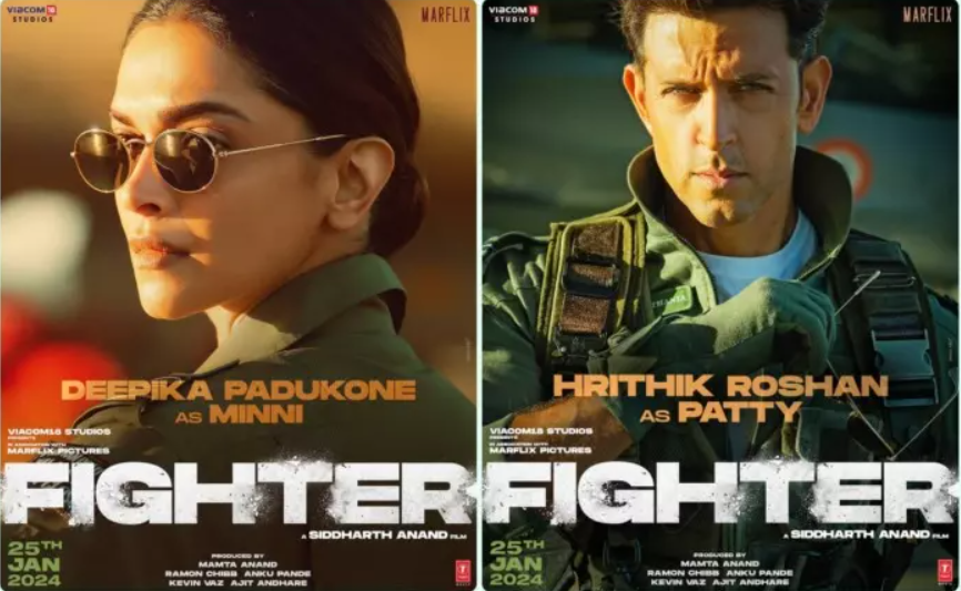 Deepika Padukone, Hrithik Roshan, Anil Kapoor, Fighter, Fighter Official Teaser, Fighter Official Trailer, Deepika Padukone Upcoming Movies, Hrithik Roshan upcoming Movies