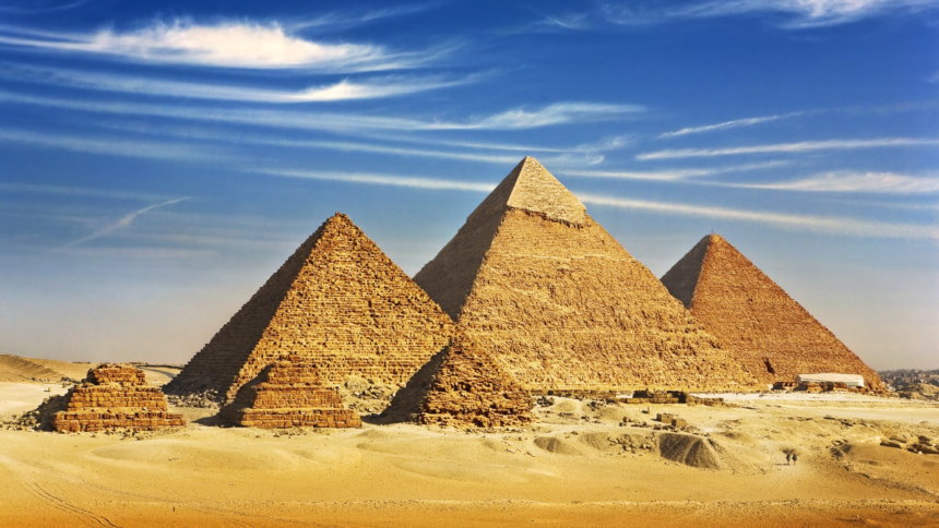 pyramids of giza, egyptian pyramids, great pyramid of giza,