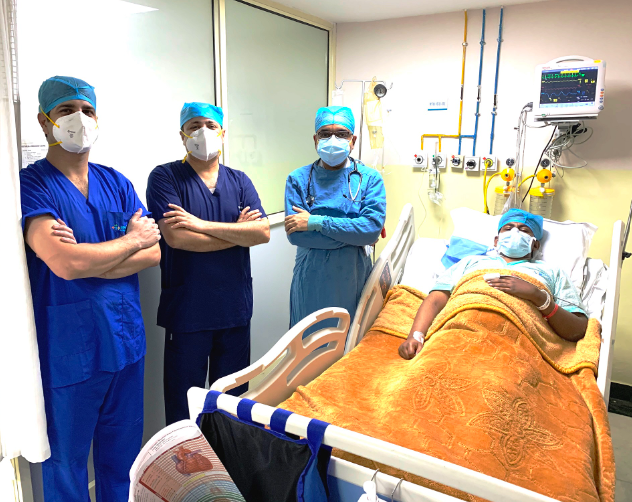 A 64-Year-Old Patient Receiving A Kidney Transplant At Faridabad ...