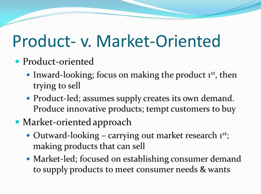 Market-Focused Triumphs Over Product-Centricity