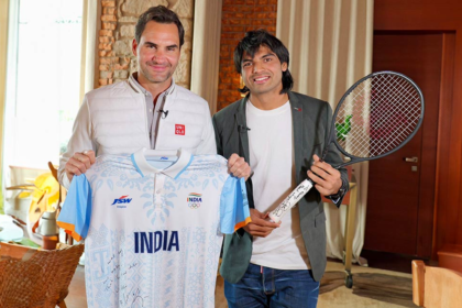 Roger Federer and neeraj chopra