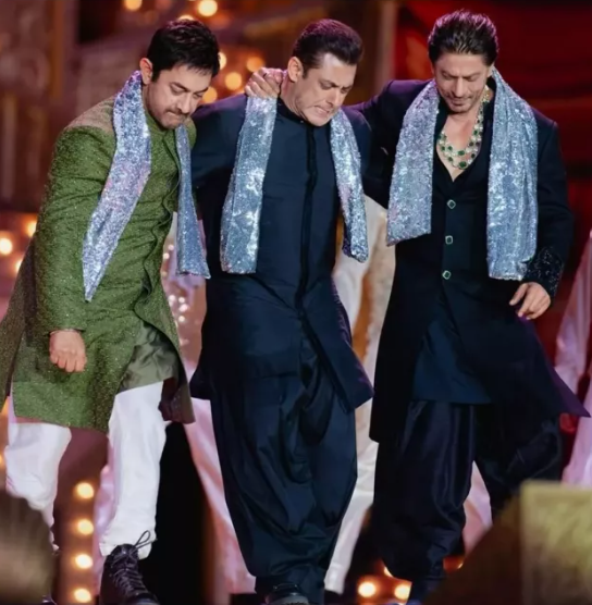  Salman Khan, Aamir Khan, and Shah Rukh Khan