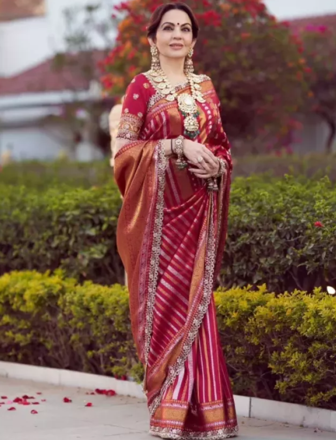 Miss World 2024, Nita Ambani, Banarasi Saree 