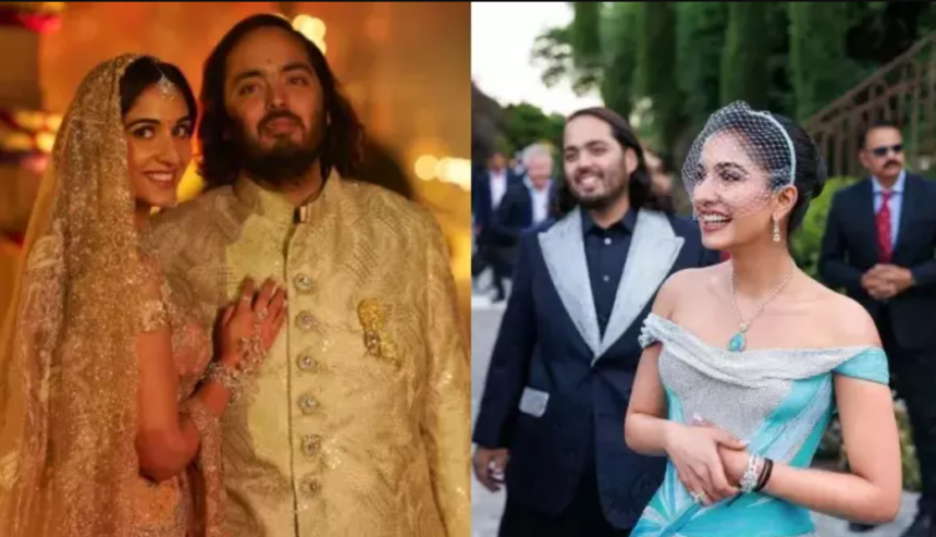 Radhika Merchant gently places her head on fiancé Anant Ambani's chest