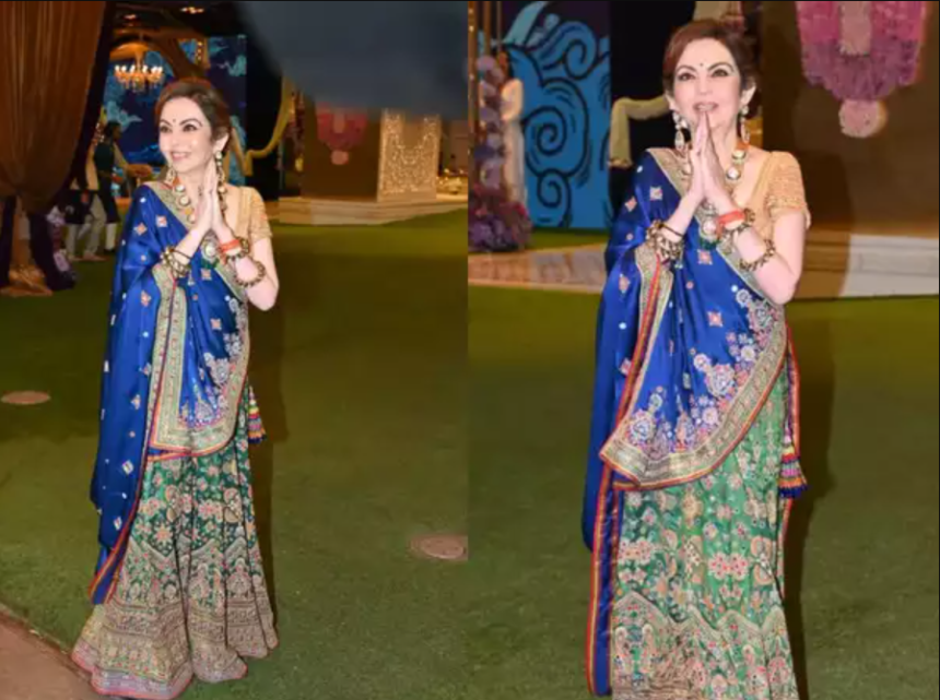 Nita Ambani's Peacock-Inspired Look For Anant-Radhika's 'Mehendi', Offers 'Prasad' To Paps