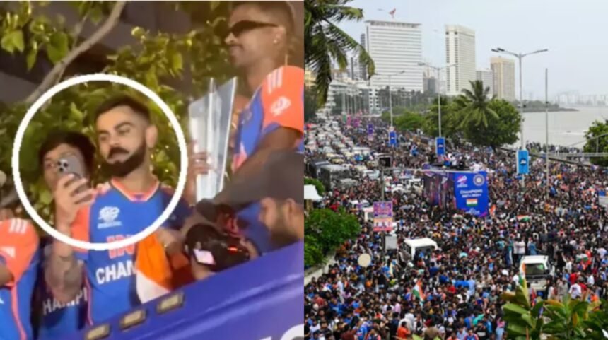 Virat Kohli Video Calls Anushka And Kids, Vamika And Akaay From An Open Bus During Team India's Victory Parade