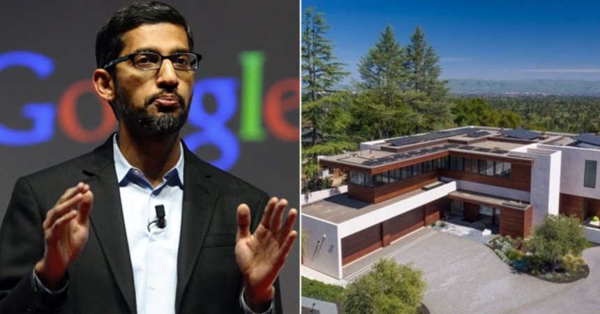 Sundar Pichai, Google's CEO, has A Mansion Worth Millions, Swanky Cars, And A Net Worth Of Rs 5400 Crore