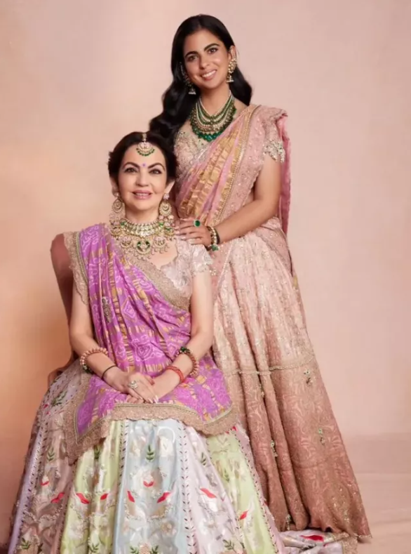 Isha Ambani thanks her mother, Nita Ambani, with paving the road for her