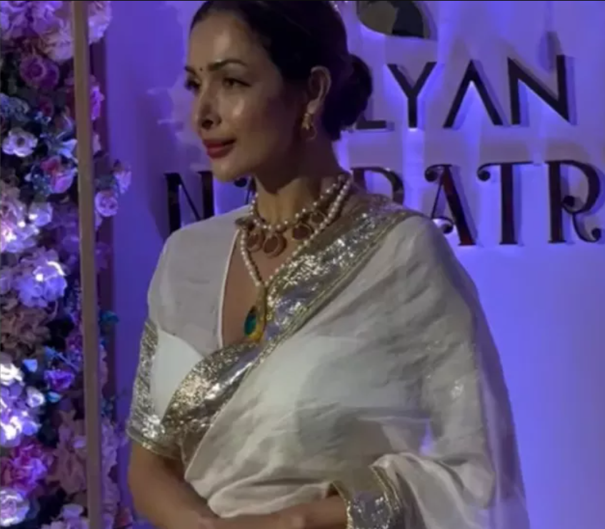 Malaika Arora made her debut appearance following the death of her father, Anil Mehta