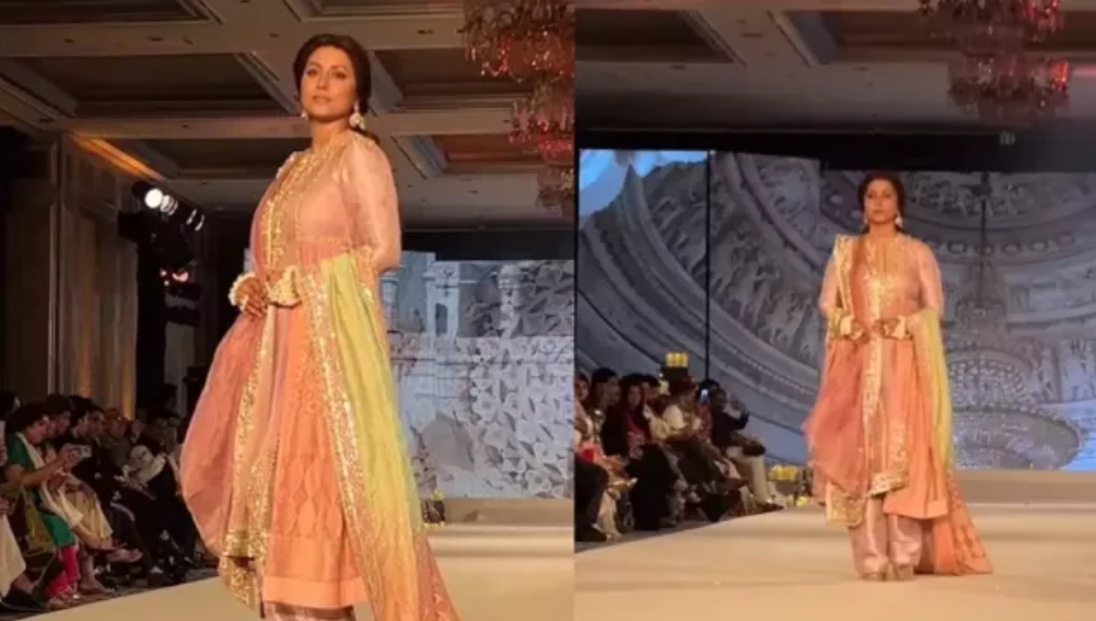 Hina Khan was hesitant to walk the ramp for Manish Malhotra, but the latter convinced her